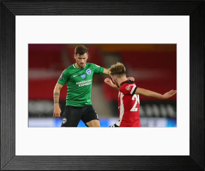 Framed Print : Premier League Showdown: Southampton vs. Brighton and Hove Albion at St. Mary's Stadium (16JUL20)