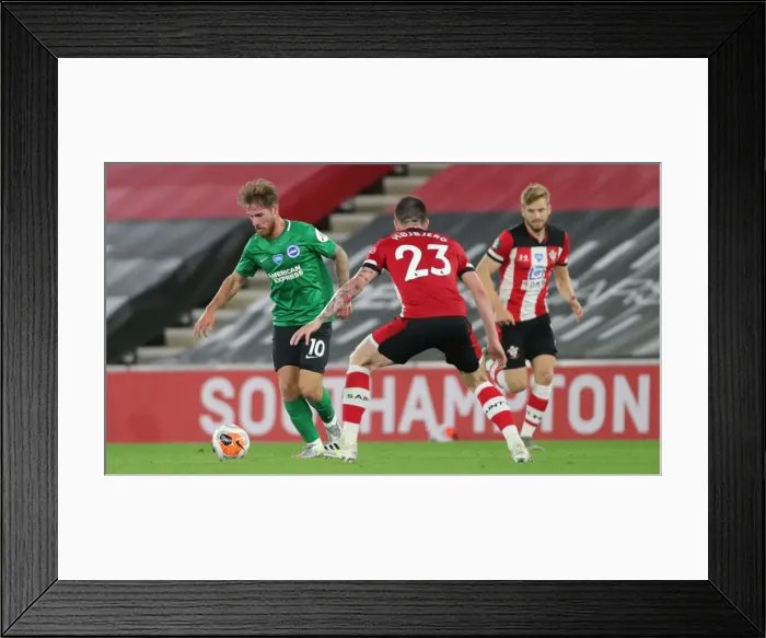 Framed Print : Premier League Showdown: Southampton vs. Brighton and Hove Albion at St. Mary's Stadium (16JUL20) Framed Print : Premier League Showdown: Southampton vs. Brighton and Hove Albion at St. Mary's Stadium (16JUL20)