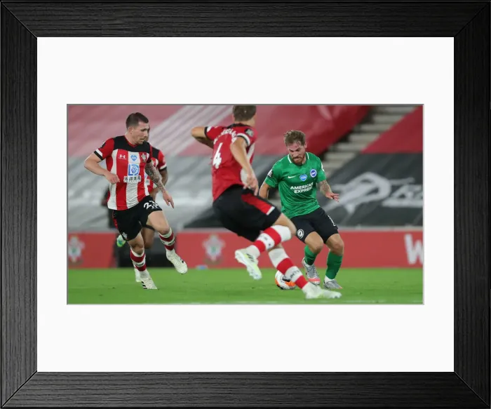Framed Print : Premier League Showdown: Southampton vs. Brighton & Hove Albion at St. Mary's Stadium (16JUL20) Framed Print : Premier League Showdown: Southampton vs. Brighton & Hove Albion at St. Mary's Stadium (16JUL20)