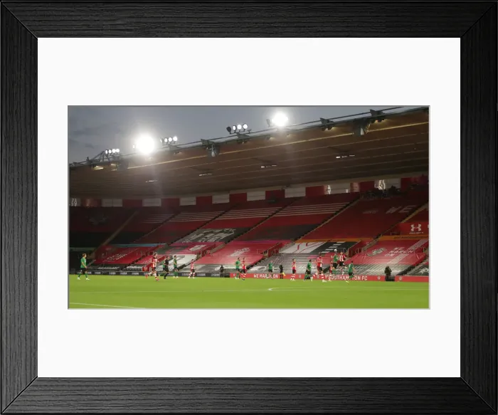 Framed Print : Southampton vs. Brighton and Hove Albion: Premier League Clash at St. Mary's Stadium (16JUL20) Framed Print : Southampton vs. Brighton and Hove Albion: Premier League Clash at St. Mary's Stadium (16JUL20)