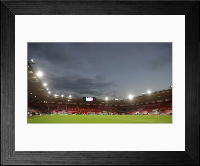 Framed Print : Premier League Showdown: Southampton vs. Brighton & Hove Albion at St. Mary's Stadium (16JUL20)
