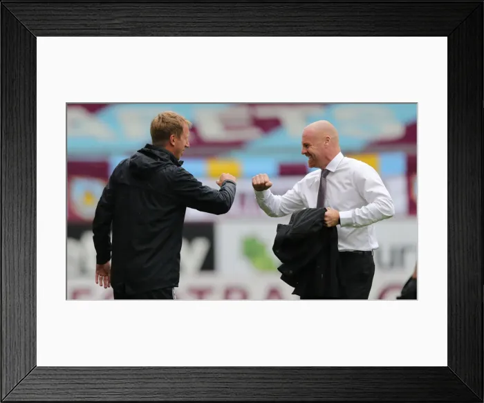 Framed Print : Burnley v Brighton and Hove Albion Premier League 26JUL2020 Framed Print : Burnley v Brighton and Hove Albion Premier League 26JUL2020