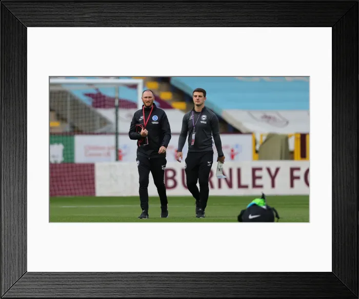 Framed Print : Premier League Showdown: Burnley vs. Brighton and Hove Albion at Turf Moor (26JUL20) Framed Print : Premier League Showdown: Burnley vs. Brighton and Hove Albion at Turf Moor (26JUL20)