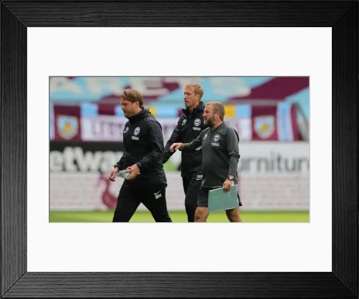 Framed Print : Premier League Showdown: Burnley vs. Brighton and Hove Albion at Turf Moor (26JUL20) Framed Print : Premier League Showdown: Burnley vs. Brighton and Hove Albion at Turf Moor (26JUL20)