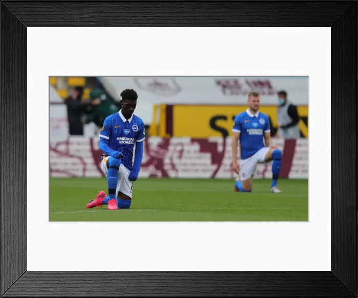 Framed Print : Burnley vs. Brighton and Hove Albion: Premier League Battle at Turf Moor (26-07-2020) Framed Print : Burnley vs. Brighton and Hove Albion: Premier League Battle at Turf Moor (26-07-2020)