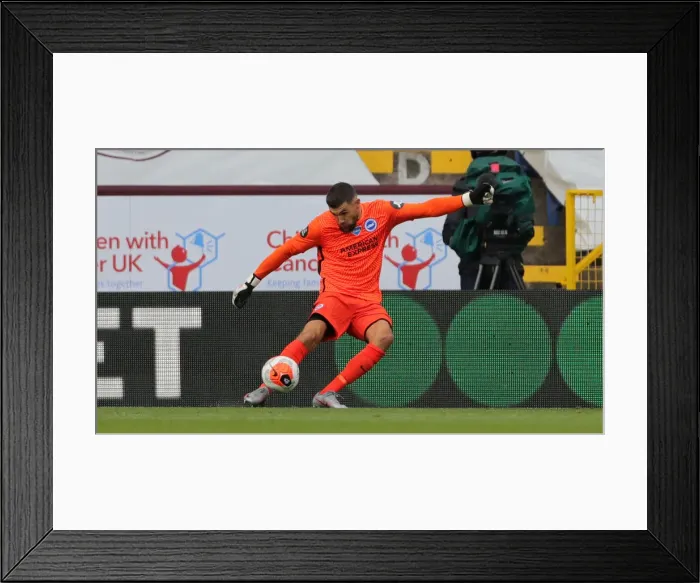 Framed Print : Premier League Showdown: Burnley vs. Brighton & Hove Albion at Turf Moor (26JUL20)