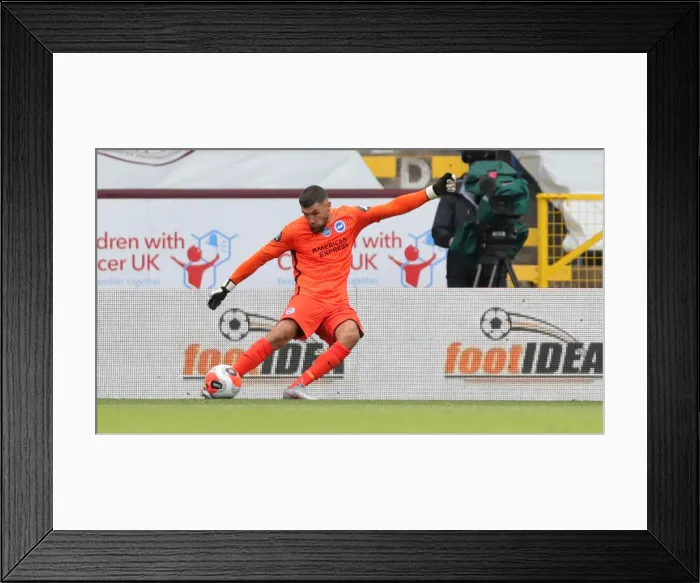 Framed Print : Premier League Showdown: Burnley vs. Brighton & Hove Albion at Turf Moor (26JUL20) Framed Print : Premier League Showdown: Burnley vs. Brighton & Hove Albion at Turf Moor (26JUL20)