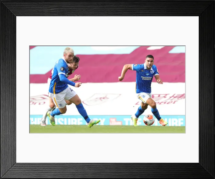 Framed Print : Premier League Showdown: Burnley vs. Brighton and Hove Albion at Turf Moor (26JUL20) Framed Print : Premier League Showdown: Burnley vs. Brighton and Hove Albion at Turf Moor (26JUL20)