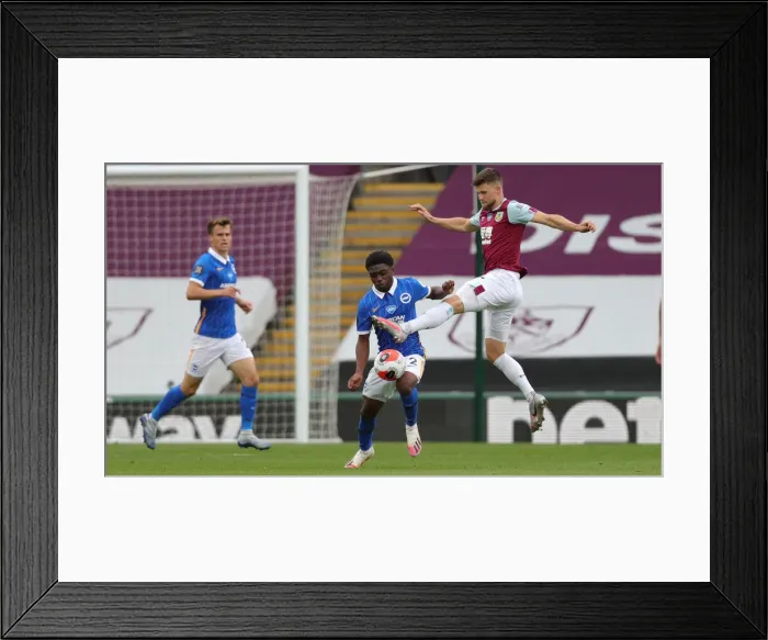 Framed Print : Intense Premier League Showdown: Burnley vs. Brighton and Hove Albion at Turf Moor (26JUL20) Framed Print : Intense Premier League Showdown: Burnley vs. Brighton and Hove Albion at Turf Moor (26JUL20)