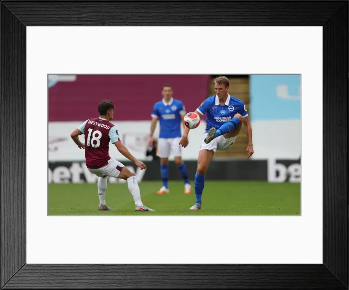 Framed Print : Premier League Showdown: Burnley vs. Brighton and Hove Albion at Turf Moor (26JUL20) Framed Print : Premier League Showdown: Burnley vs. Brighton and Hove Albion at Turf Moor (26JUL20)