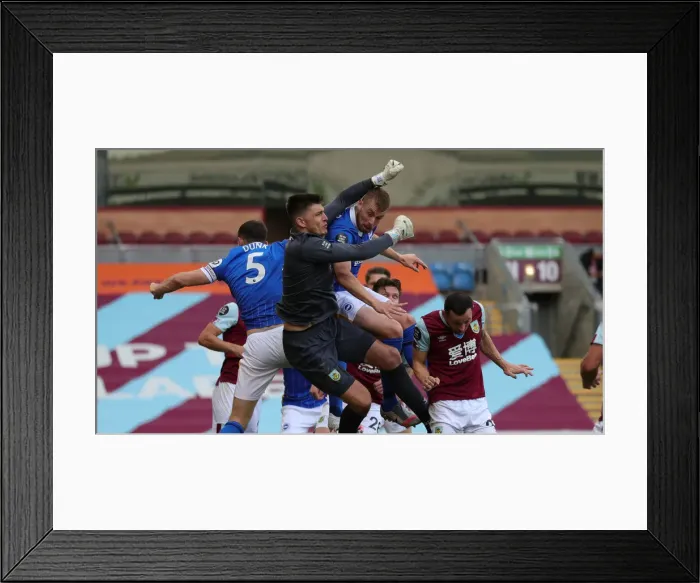 Framed Print : Premier League Showdown: Burnley vs. Brighton & Hove Albion at Turf Moor (26JUL20)