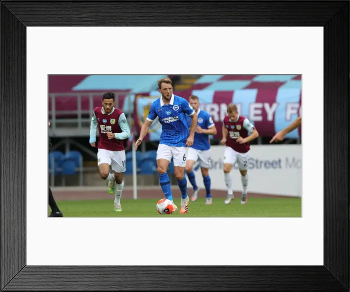 Framed Print : Premier League Showdown: Burnley vs. Brighton and Hove Albion at Turf Moor (26JUL20) Framed Print : Premier League Showdown: Burnley vs. Brighton and Hove Albion at Turf Moor (26JUL20)