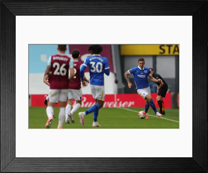 Framed Print : Premier League Showdown: Burnley vs. Brighton and Hove Albion at Turf Moor (26JUL20) Framed Print : Premier League Showdown: Burnley vs. Brighton and Hove Albion at Turf Moor (26JUL20)