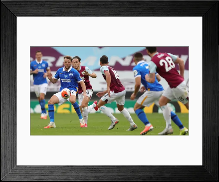 Framed Print : Premier League Showdown: Burnley vs. Brighton & Hove Albion at Turf Moor (26JUL20) Framed Print : Premier League Showdown: Burnley vs. Brighton & Hove Albion at Turf Moor (26JUL20)