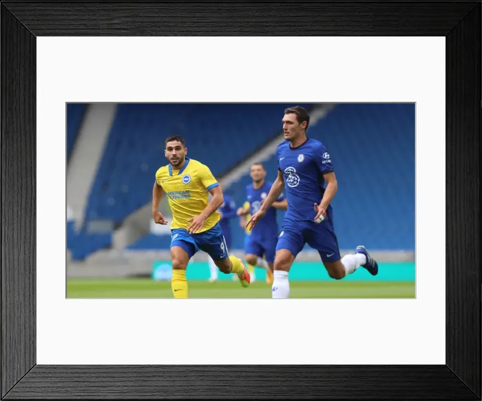 Framed Print : Brighton and Hove Albion v Chelsea Pre-Season Friendly 29AUG20 Framed Print : Brighton and Hove Albion v Chelsea Pre-Season Friendly 29AUG20