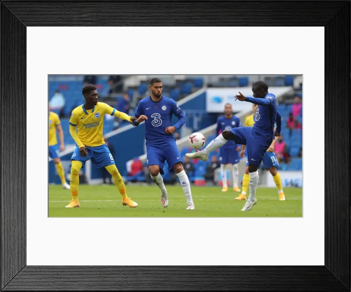 Framed Print : Brighton and Hove Albion vs. Chelsea: 2020 Pre-Season Clash at American Express Community Stadium Framed Print : Brighton and Hove Albion vs. Chelsea: 2020 Pre-Season Clash at American Express Community Stadium
