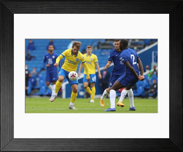 Framed Print : Brighton and Hove Albion vs. Chelsea: 2020 Pre-Season Clash at American Express Community Stadium