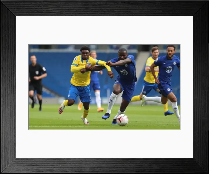Framed Print : Brighton & Hove Albion vs. Chelsea: 2020 Pre-Season Clash at American Express Community Stadium