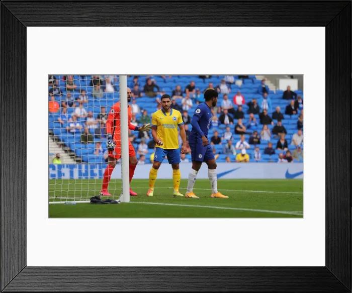 Framed Print : Brighton and Hove Albion vs. Chelsea: 2020 Pre-Season Clash at American Express Community Stadium Framed Print : Brighton and Hove Albion vs. Chelsea: 2020 Pre-Season Clash at American Express Community Stadium