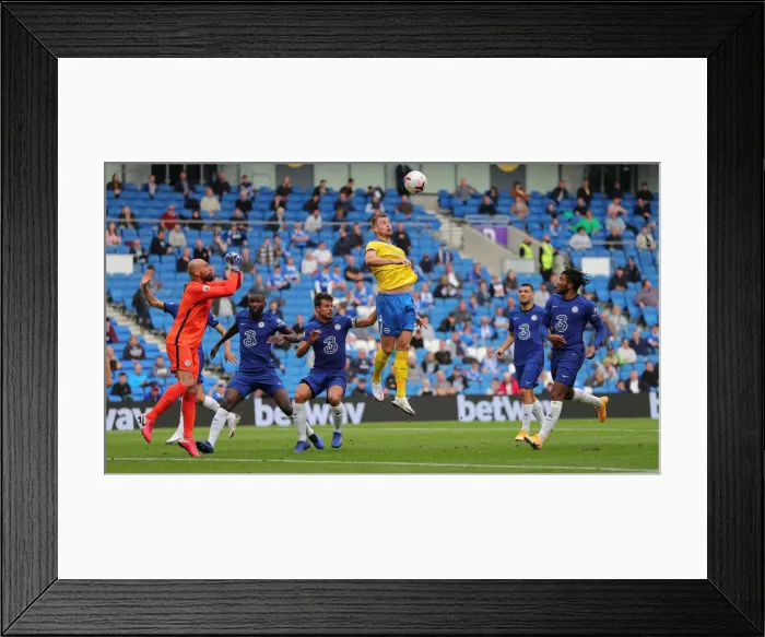 Framed Print : Brighton and Hove Albion vs. Chelsea: 2020 Pre-Season Clash at American Express Community Stadium Framed Print : Brighton and Hove Albion vs. Chelsea: 2020 Pre-Season Clash at American Express Community Stadium