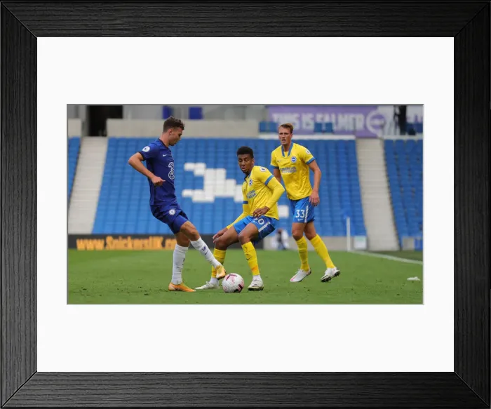 Framed Print : Brighton and Hove Albion vs. Chelsea: Pre-Season Showdown at American Express Community Stadium (29AUG20) Framed Print : Brighton and Hove Albion vs. Chelsea: Pre-Season Showdown at American Express Community Stadium (29AUG20)