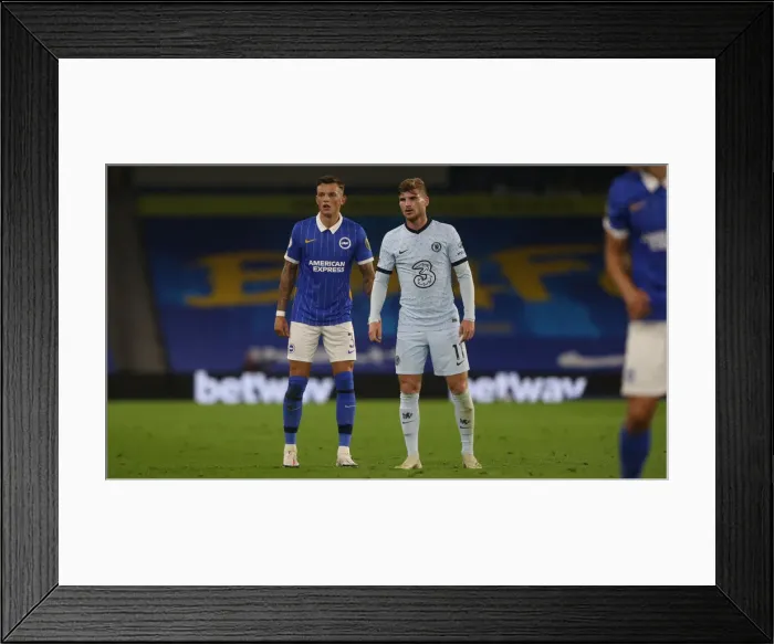 Framed Print : Intense Premier League Showdown: Brighton and Hove Albion vs. Chelsea (14SEP20) Framed Print : Intense Premier League Showdown: Brighton and Hove Albion vs. Chelsea (14SEP20)