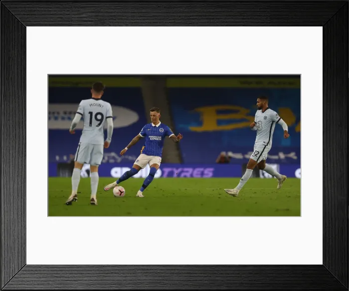 Framed Print : Brighton and Hove Albion vs. Chelsea: Premier League Showdown at American Express Community Stadium (14SEP20) Framed Print : Brighton and Hove Albion vs. Chelsea: Premier League Showdown at American Express Community Stadium (14SEP20)