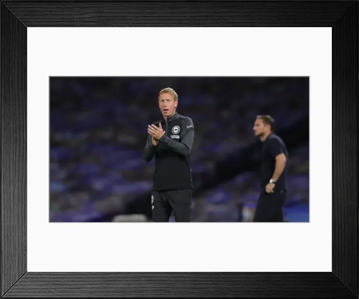 Framed Print : Intense Premier League Showdown: Brighton and Hove Albion vs. Chelsea (14SEP20) Framed Print : Intense Premier League Showdown: Brighton and Hove Albion vs. Chelsea (14SEP20)