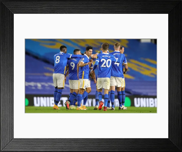 Framed Print : Brighton and Chelsea Clash at the American Express Community Stadium (14SEP20) Framed Print : Brighton and Chelsea Clash at the American Express Community Stadium (14SEP20)