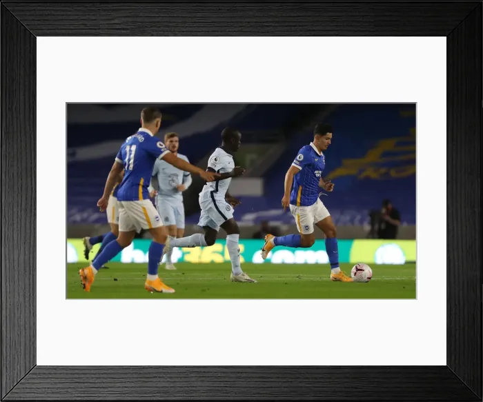 Framed Print : Brighton and Hove Albion vs. Chelsea: Premier League Showdown at American Express Community Stadium (14SEP20)
