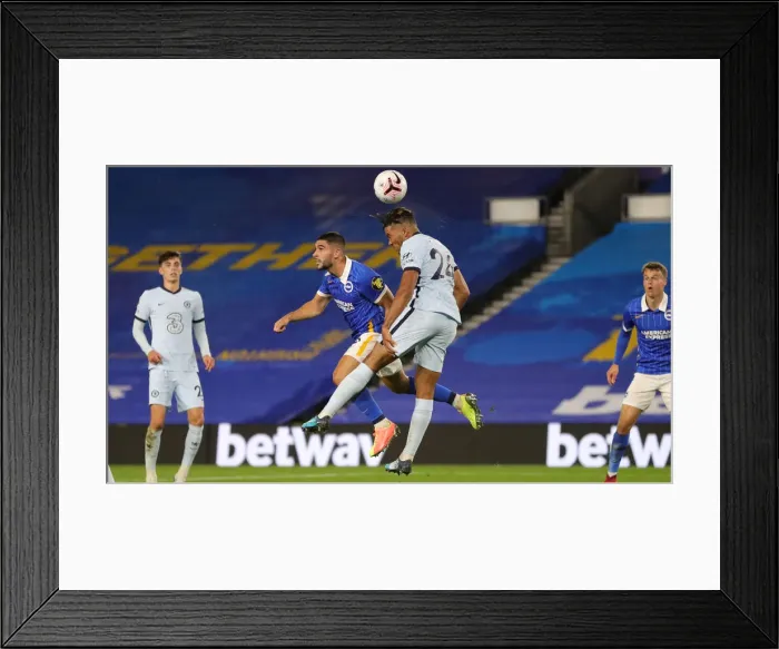 Framed Print : Brighton and Hove Albion vs. Chelsea: Premier League Showdown at American Express Community Stadium (14SEP20) Framed Print : Brighton and Hove Albion vs. Chelsea: Premier League Showdown at American Express Community Stadium (14SEP20)