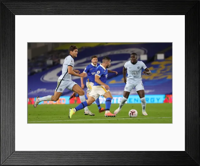 Framed Print : Brighton and Hove Albion vs. Chelsea: Premier League Showdown at American Express Community Stadium (14SEP20)