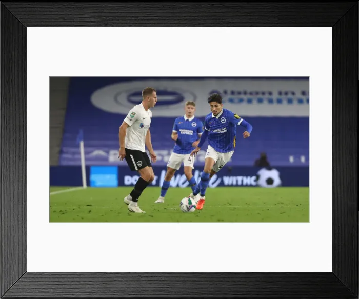 Framed Print : Brighton and Hove Albion vs. Portsmouth: Carabao Cup Showdown at American Express Community Stadium (17SEP20) Framed Print : Brighton and Hove Albion vs. Portsmouth: Carabao Cup Showdown at American Express Community Stadium (17SEP20)