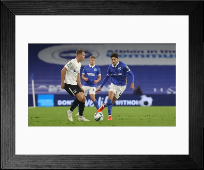 Framed Print : Brighton and Hove Albion vs. Portsmouth: Carabao Cup Showdown at American Express Community Stadium (17SEP20) Framed Print : Brighton and Hove Albion vs. Portsmouth: Carabao Cup Showdown at American Express Community Stadium (17SEP20)