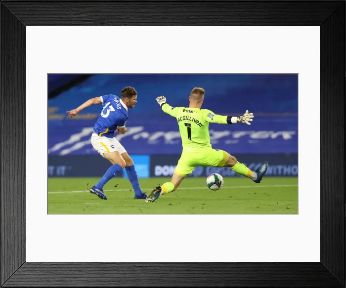 Framed Print : Brighton and Hove Albion vs. Portsmouth: Carabao Cup Showdown at American Express Community Stadium (17SEP20) Framed Print : Brighton and Hove Albion vs. Portsmouth: Carabao Cup Showdown at American Express Community Stadium (17SEP20)