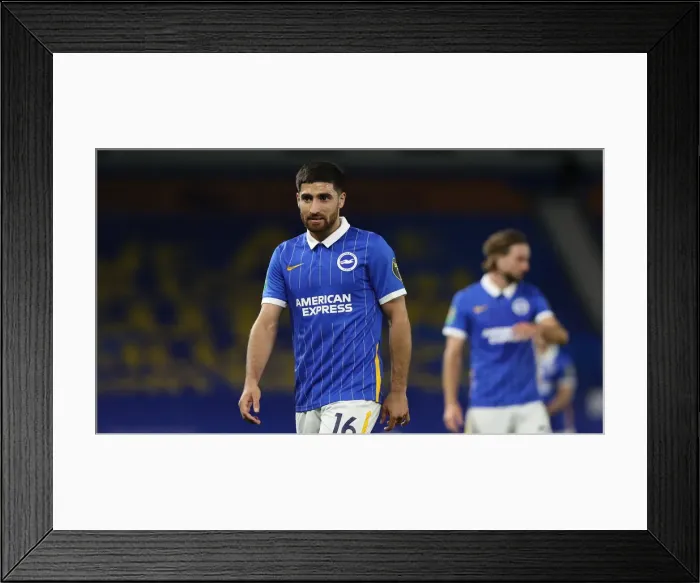 Framed Print : Brighton & Hove Albion vs. Portsmouth: Carabao Cup Showdown at American Express Community Stadium (17SEP20)