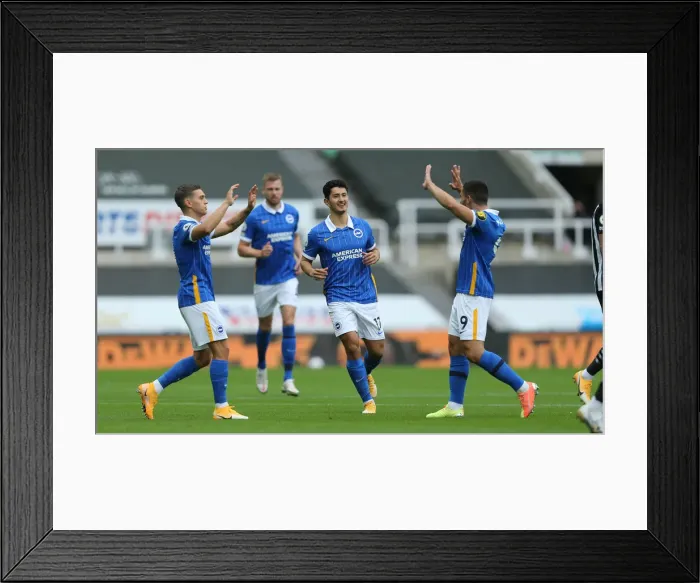 Framed Print : Intense Action: Newcastle United vs. Brighton and Hove Albion at St James Park (2020-21 Premier League) Framed Print : Intense Action: Newcastle United vs. Brighton and Hove Albion at St James Park (2020-21 Premier League)