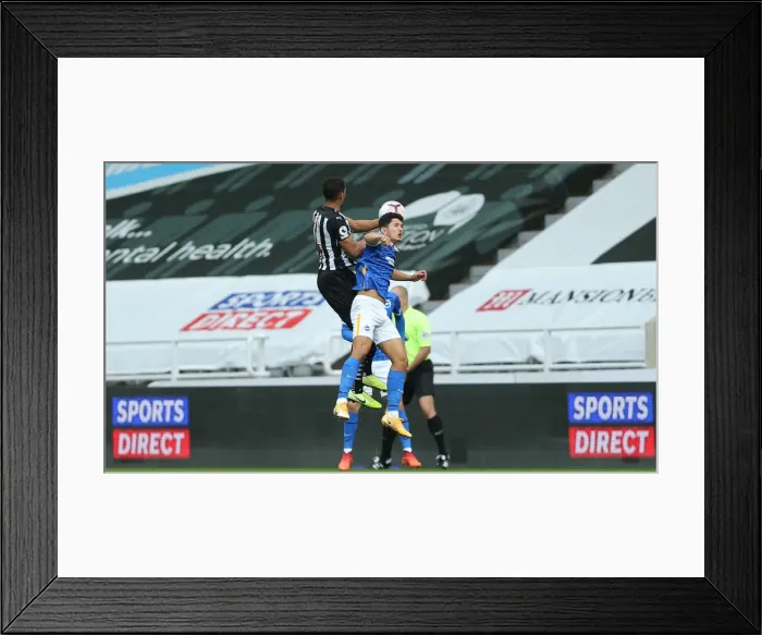 Framed Print : Intense Action: Newcastle United vs. Brighton and Hove Albion at St James Park (2020-21 Premier League) Framed Print : Intense Action: Newcastle United vs. Brighton and Hove Albion at St James Park (2020-21 Premier League)