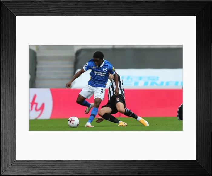 Framed Print : Intense Action: Newcastle United vs. Brighton and Hove Albion at St James Park (2020-21 Premier League) Framed Print : Intense Action: Newcastle United vs. Brighton and Hove Albion at St James Park (2020-21 Premier League)