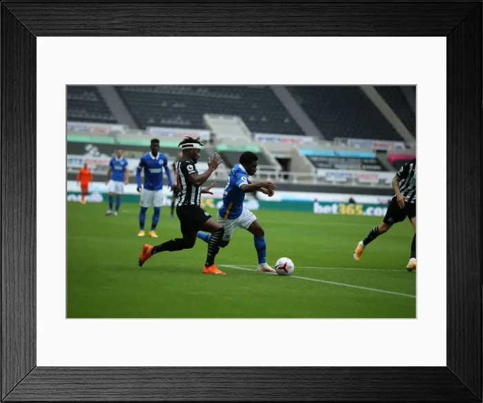 Framed Print : September Showdown: Newcastle United vs. Brighton and Hove Albion in Premier League Action (2020-21) Framed Print : September Showdown: Newcastle United vs. Brighton and Hove Albion in Premier League Action (2020-21)