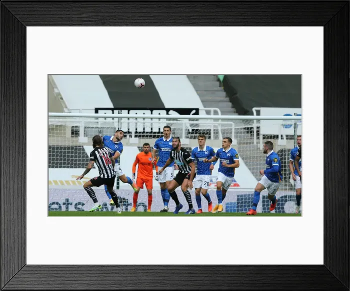 Framed Print : 2020-21 Premier League: Intense Action from Newcastle United vs. Brighton and Hove Albion Framed Print : 2020-21 Premier League: Intense Action from Newcastle United vs. Brighton and Hove Albion