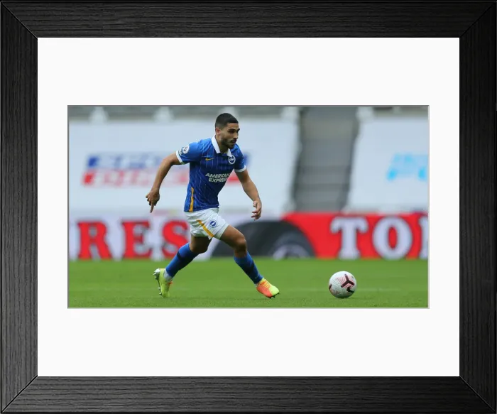 Framed Print : Intense Action: Newcastle United vs. Brighton and Hove Albion at St James Park (2020-21 Premier League)