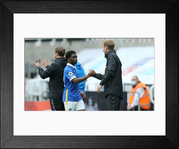 Framed Print : Intense Action: Newcastle United vs. Brighton and Hove Albion at St James Park (2020-21 Premier League) Framed Print : Intense Action: Newcastle United vs. Brighton and Hove Albion at St James Park (2020-21 Premier League)