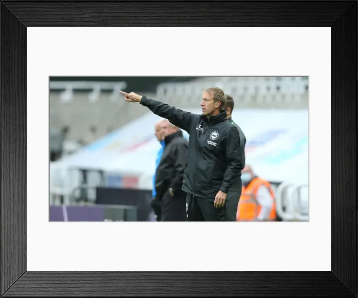 Framed Print : Intense Action: Newcastle United vs. Brighton and Hove Albion at St James Park (2020-21 Premier League) Framed Print : Intense Action: Newcastle United vs. Brighton and Hove Albion at St James Park (2020-21 Premier League)