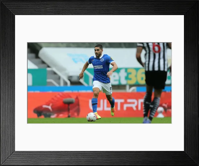 Framed Print : Intense Action: Newcastle United vs. Brighton and Hove Albion at St James Park (2020-21 Premier League) Framed Print : Intense Action: Newcastle United vs. Brighton and Hove Albion at St James Park (2020-21 Premier League)