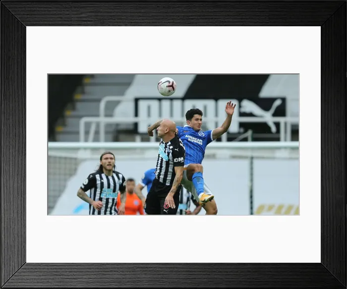 Framed Print : Intense Action: Newcastle United vs. Brighton and Hove Albion at St James Park (2020-21 Premier League) Framed Print : Intense Action: Newcastle United vs. Brighton and Hove Albion at St James Park (2020-21 Premier League)