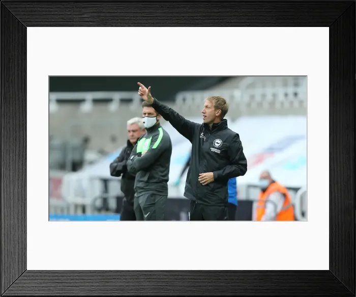 Framed Print : Intense Action: Newcastle United vs. Brighton and Hove Albion at St James Park (2020-21 Premier League) Framed Print : Intense Action: Newcastle United vs. Brighton and Hove Albion at St James Park (2020-21 Premier League)
