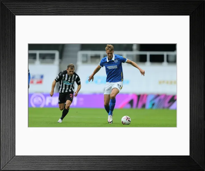 Framed Print : Intense Clash: Newcastle United vs. Brighton & Hove Albion at St. James Park (Premier League, 2020-21) Framed Print : Intense Clash: Newcastle United vs. Brighton & Hove Albion at St. James Park (Premier League, 2020-21)