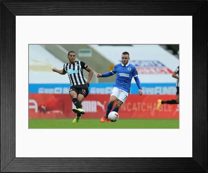 Framed Print : Intense Action: Newcastle United vs. Brighton and Hove Albion at St James Park (2020-21 Premier League) Framed Print : Intense Action: Newcastle United vs. Brighton and Hove Albion at St James Park (2020-21 Premier League)