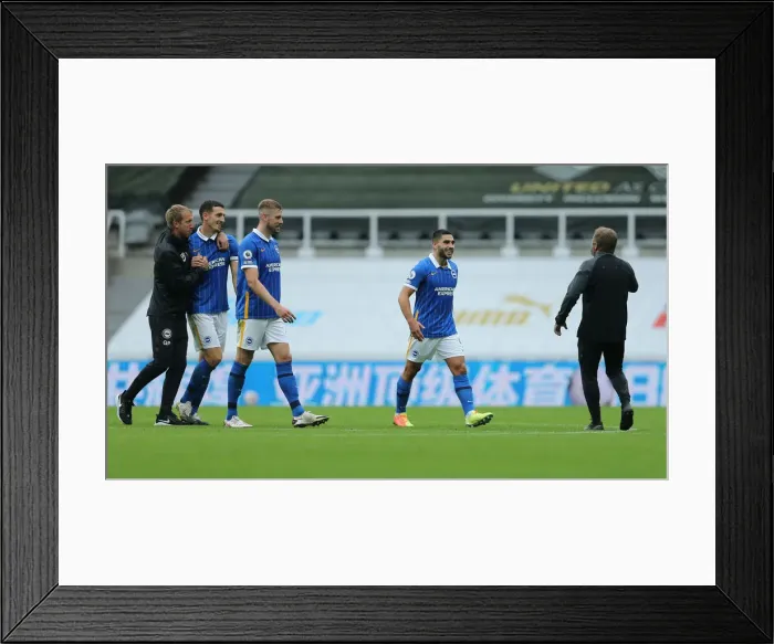 Framed Print : September Showdown: Newcastle United vs. Brighton and Hove Albion in Premier League Action (2020-21) Framed Print : September Showdown: Newcastle United vs. Brighton and Hove Albion in Premier League Action (2020-21)